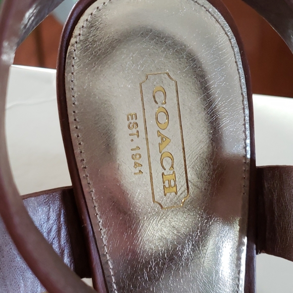 COACH Macy Vachetta Cowboy Wedge - Picture 7 of 7